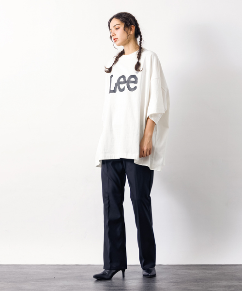 Lee tシャツ 「Lee/リー」SUPERSIZED LEE LOGO T/フロントロゴ