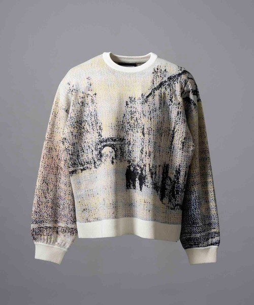 MAISON SPECIAL グラフィックプリントニット MAISON SPECIAL セーター ニット 「UNISEX」Prime-Over