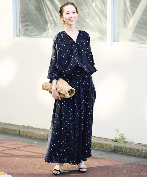 SLOBE IENA レースギャザースカート SLOBE IENA（スローブイエナ）の「コットンレースギャザー