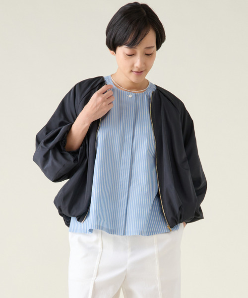 martinique（マルティニーク） ブルゾン アウター ハイカウントタフタ