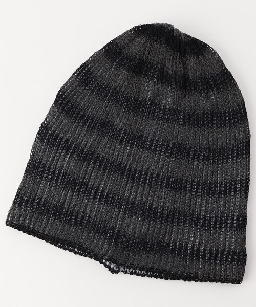Y.A.R.N. ニット 帽子 ハット FREAK'S STORE 帽子 ハット RACAL/ラカル Openwork border knit