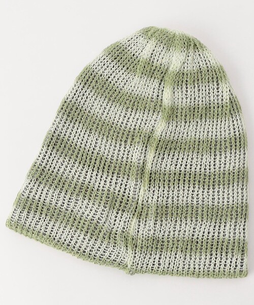 Y.A.R.N. ニット 帽子 ハット FREAK'S STORE 帽子 ハット RACAL/ラカル Openwork border knit