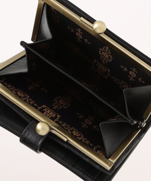 国内配送★ANNA SUI★ブルボン 口金二つ折り財布 ANNA SUI 財布 ブルボン 口金二つ折り財布 レディース