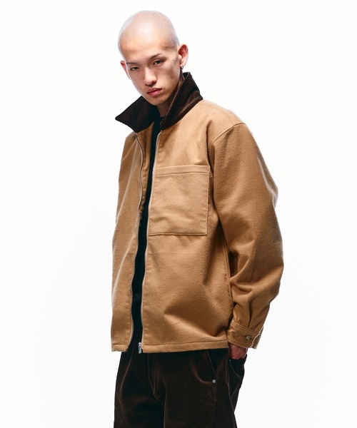 JieDa（ジエダ） ブルゾン アウター KASHMIR COTTON ZIP SHIRT メンズ