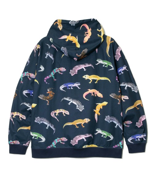 go slow caravan パーカー ドットテックニットZIP フーディー