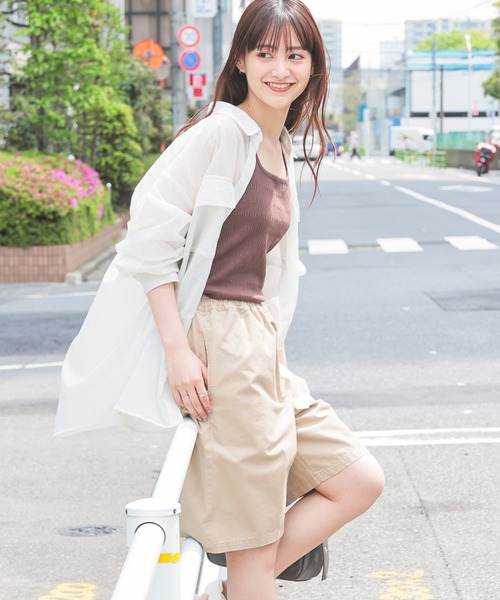 Honeys（ハニーズ） タンクトップ ノースリーブ シャーリングタンク