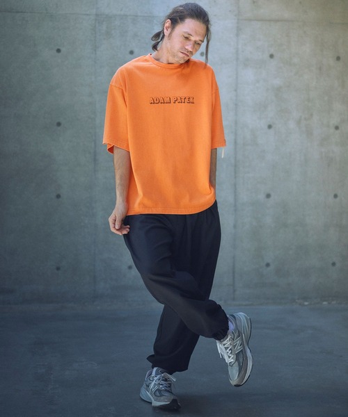 tシャツ ADAMPATEK/shadow logo short sleeve T/シャドウロゴプリントTシャツ(AP2514018) レディース メ ADAM PATEK tシャツ 「ADAMPATEK/アダムパテック」shadow logo