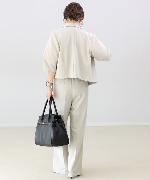 Aletta vita セットアップ ダブルクロスランタンジャケット