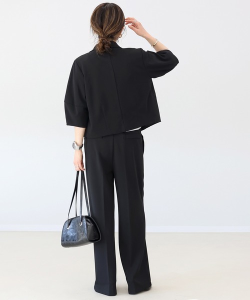 Aletta vita セットアップ ダブルクロスランタンジャケット