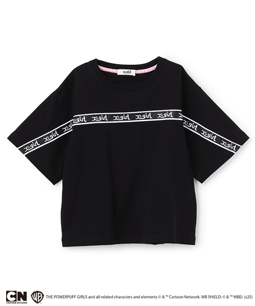 パワーパフガールズTシャツ 黒　L X-girl Stages tシャツ 「パワーパフ ガールズ」バックプリント