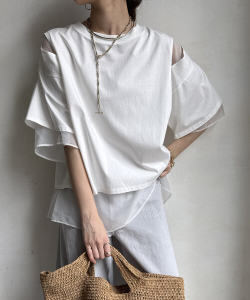 DouDou tシャツ 「WEB限定」リバーシブルカットソー レディース