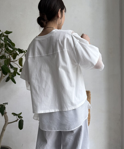 DouDou tシャツ 「WEB限定」リバーシブルカットソー レディース