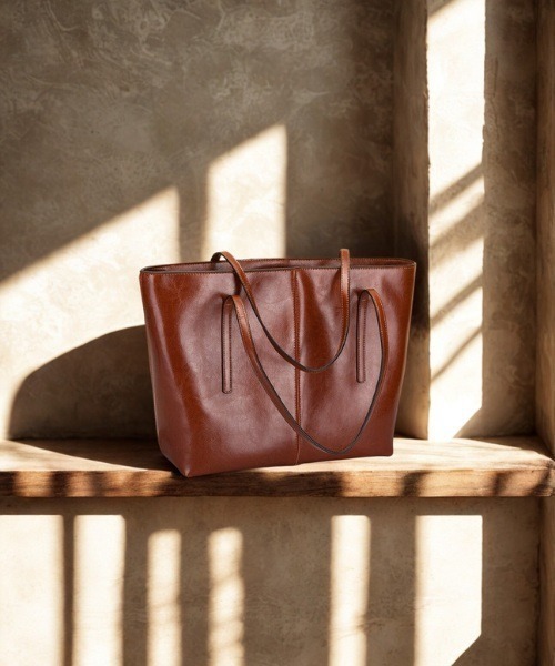 トートバッグ 「 NiiNa / ニーナ 」高品質牛革 シンプル レディース