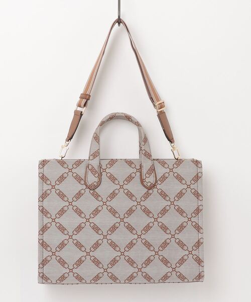 MICHAEL KORS トートバッグ Gigi Large Empire Logo Jacquard