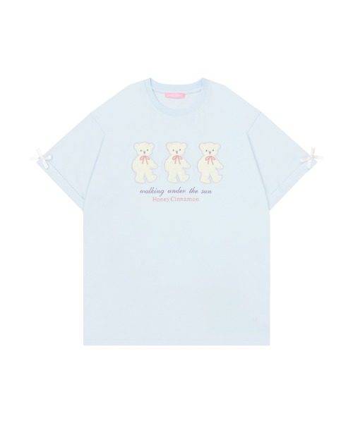 Honey Cinnamon（ハニーシナモン） tシャツ Honey Bear アップリケT