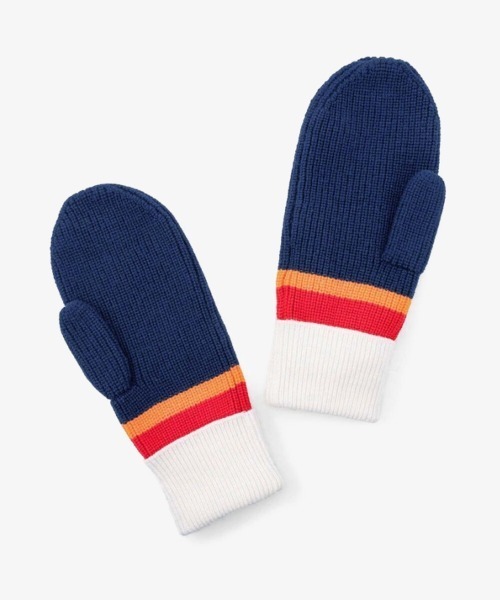 「MICHAEL KORS」 手袋 L/XL ネイビー レディース_画像2