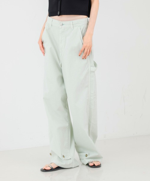ジーンズ デニム デニムパンツ 「SERGE」PAINTER PANTS/ペインターパンツ/ワイドパンツ レディース