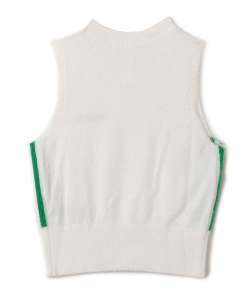 ベスト ジレ adidas FLUFFY VEST / アディダス フラッフィー ニットベスト レディース adidas ベスト ジレ FLUFFY VEST / アディダス フラッフィー