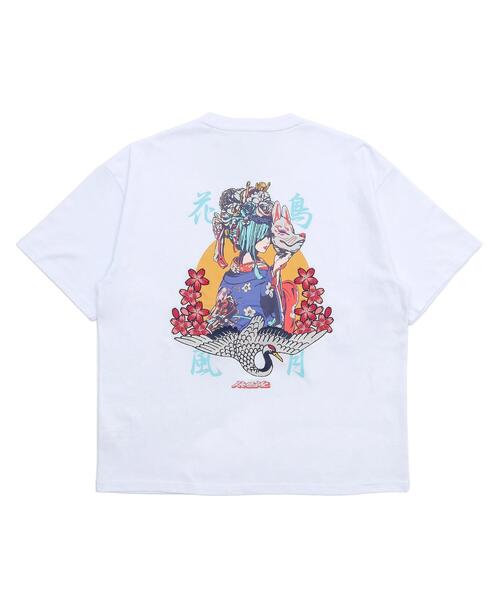 WEGO（ウィゴー） tシャツ WEGO/休日少女プリント刺繍ミックスT メンズ