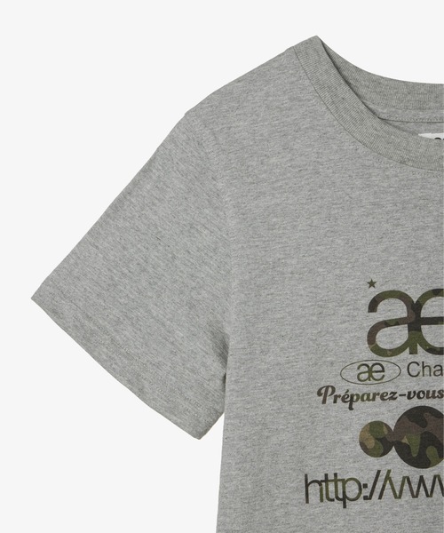 aeae ロゴプリント クロップドTシャツ aeae tシャツ WEB LOGO CROP T-SHIRTS レディース メンズ