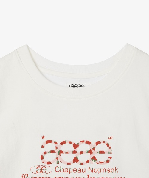 aeae tシャツ WEB LOGO CROP T-SHIRTS レディース メンズ