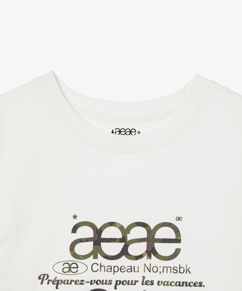 aeae tシャツ WEB LOGO CROP T-SHIRTS レディース メンズ