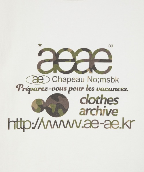 aeae ロゴプリント クロップドTシャツ aeae tシャツ WEB LOGO CROP T-SHIRTS レディース メンズ