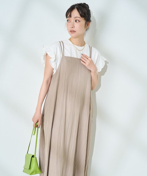 バックリボンワンピース 即完 FREAK'S STORE ワンピース 「接触冷感」SUMMERCOOL バックリボン
