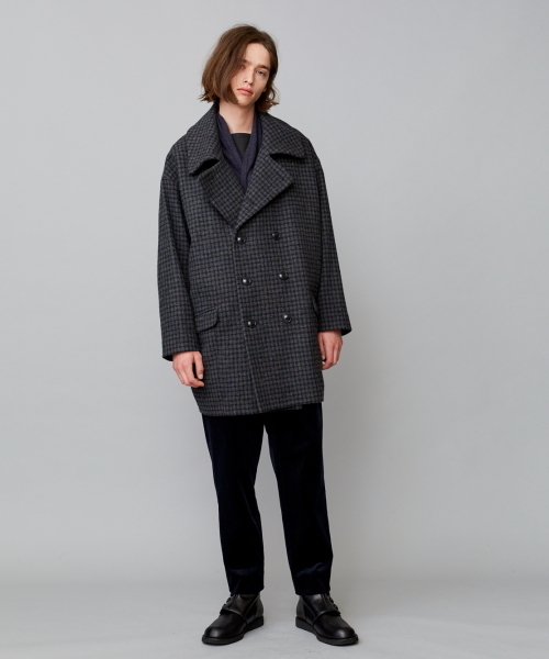 「TROVE」 ピーコート 1 ブラウン メンズ_画像6