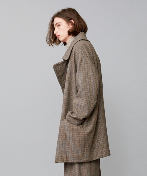 「TROVE」 ピーコート 1 ブラウン メンズ_画像8