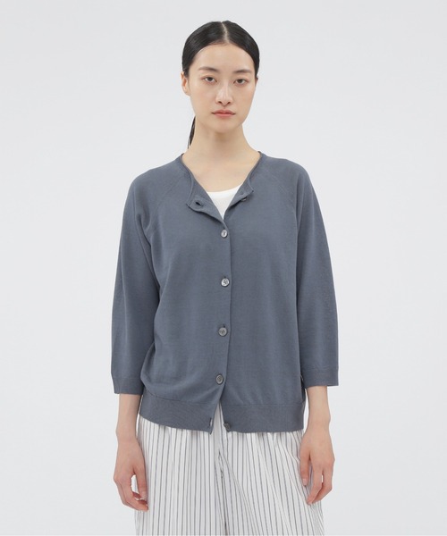 MARGARET HOWELL カーディガン FINE LINEN COTTON KNITWEAR