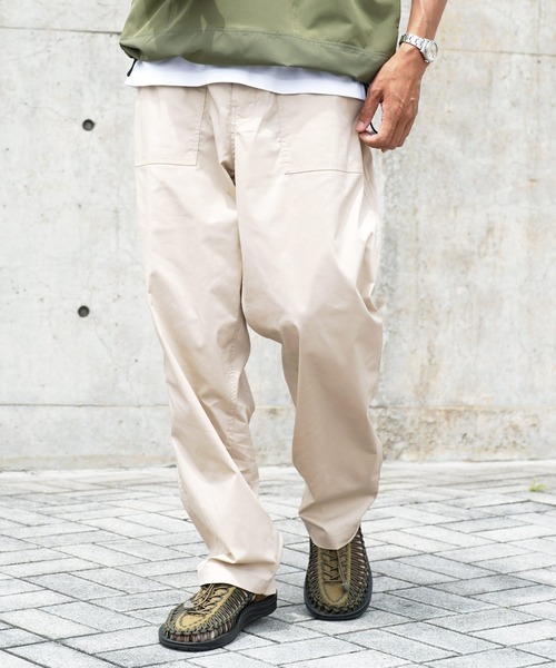 JIGGYS SHOP（ジギーズショップ） パンツ ストレッチ ワイドシルエット