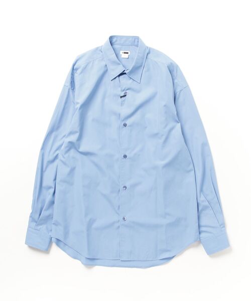 青 長袖シャツ Mサイズ　H beauty and youth H BEAUTY&YOUTH UNITED ARROWS 「H BEAUTY&YOUTH ARROWS」 長袖