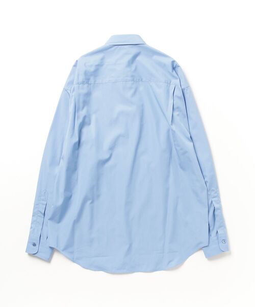 青 長袖シャツ Mサイズ　H beauty and youth H BEAUTY&YOUTH UNITED ARROWS 「H BEAUTY&YOUTH ARROWS」 長袖