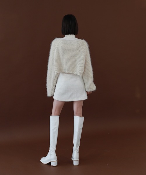 「by muni:r」 ミニスカート FREE アイボリー レディース_画像2
