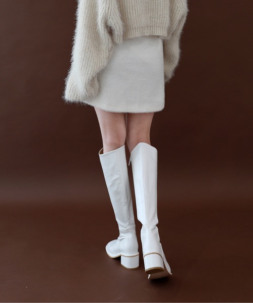 「by muni:r」 ミニスカート FREE アイボリー レディース_画像7