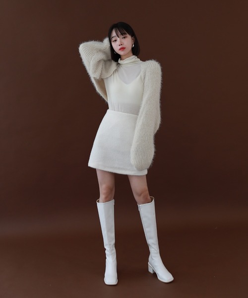 「by muni:r」 ミニスカート FREE アイボリー レディース_画像8