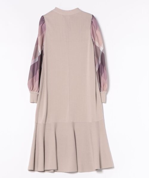 BLUE LABEL CRESTBRIDGE ベージュワンピース 36 BLUE LABEL CRESTBRIDGE（ブルーレーベルクレストブリッジ） ニット