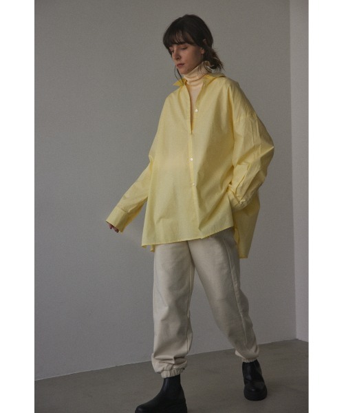 「BLACK BY MOUSSY」 長袖シャツ FREE イエロー レディース