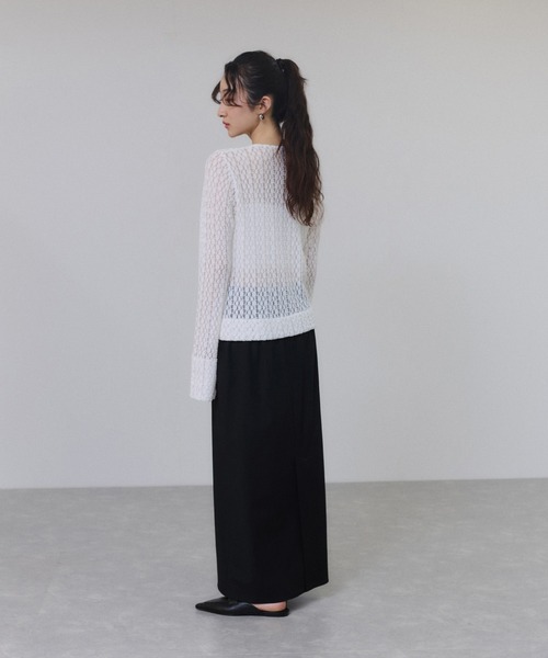 アダムエロペ　ブラックサンダル　ミュール　サボ ADAM ET ROPE'（アダムエロペ） サンダル ローファーミュール