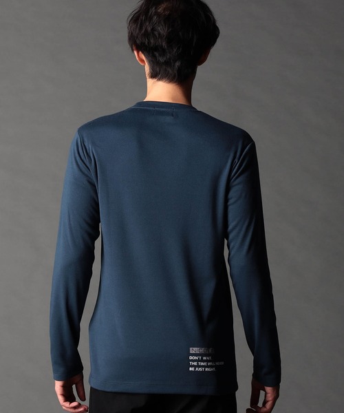 NICOLE CLUB FOR MEN（ニコルクラブフォーメン） tシャツ ロゴ刺繍長袖