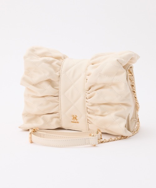 NICE CLAUPリボン付きキルティングショルダーBAG リボンキルティングショルダーバッグ | ファッション通販サイト NUGU