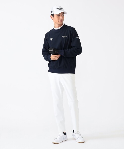 BEAMS GOLF PURPLE LABEL ロゴ ジャケット　トレーナーM BEAMS GOLF（ビームス ゴルフ） ブルゾン アウター 「MEN」PURPLE
