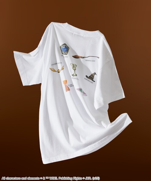 tシャツ 「Harry Potter」 アイテムTシャツ/ハリーポッター バックプリントTシャツ レディース