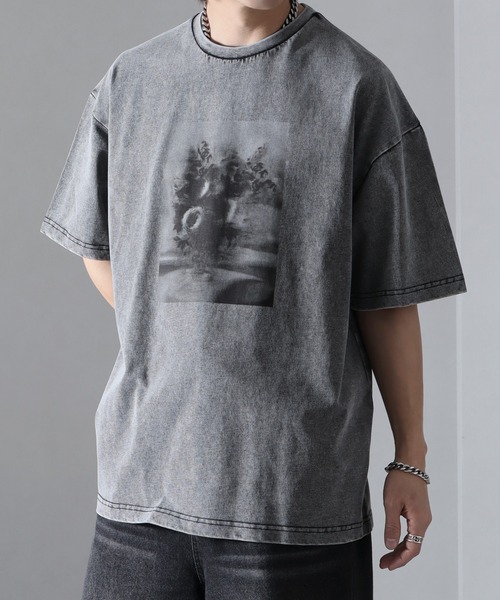 「welise」 半袖Tシャツ M グレー系その他 メンズ
