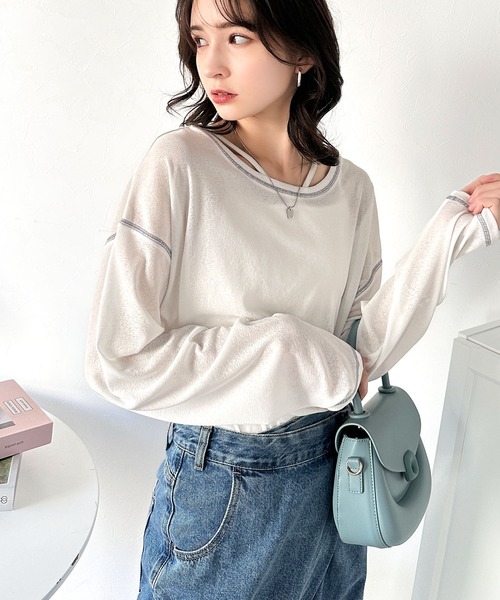 「classicalelf」 長袖カットソー MEDIUM グリーン レディース