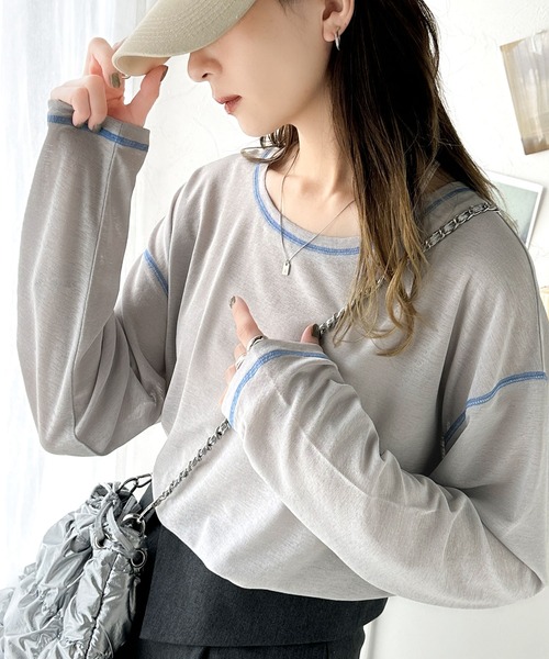 「classicalelf」 長袖カットソー MEDIUM グリーン レディース