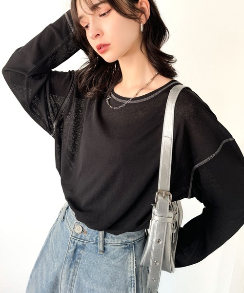 「classicalelf」 長袖カットソー MEDIUM グリーン レディース
