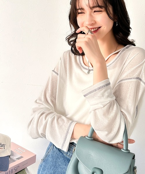 「classicalelf」 長袖カットソー MEDIUM グリーン レディース