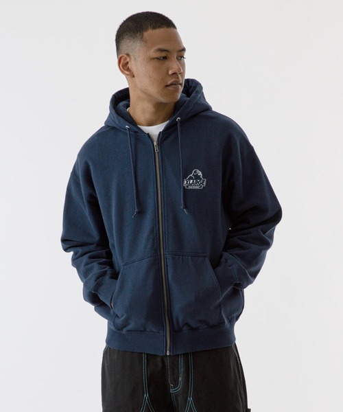 【早い者勝ち】XLARGE 希少 ジップパーカー L ブラック XLARGE 「XLARGE」 ジップアップパーカー L ブラック メンズ